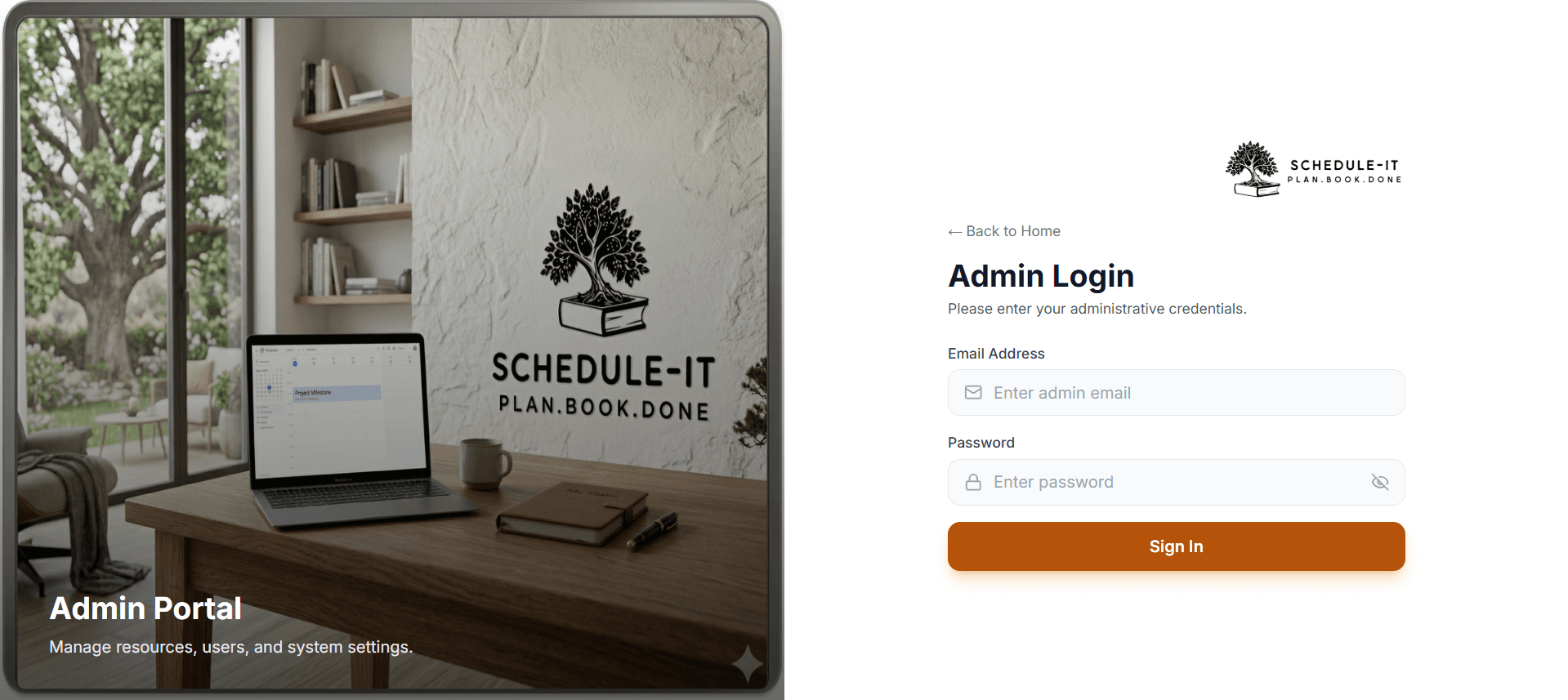 Secure Admin Login